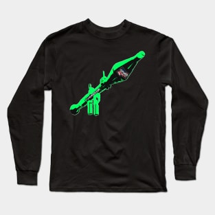 RPG Punchado, v. Lime Long Sleeve T-Shirt